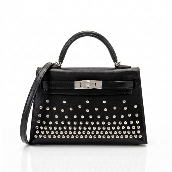 ミニケリー ノワール クルーテ シルバー金具