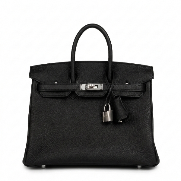 バーキン25 ノワール シルバー金具